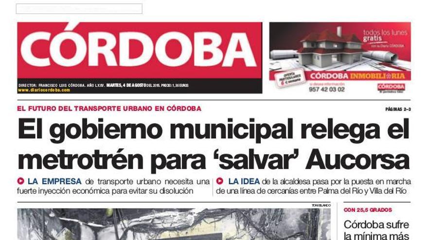 La portada de CÓRDOBA