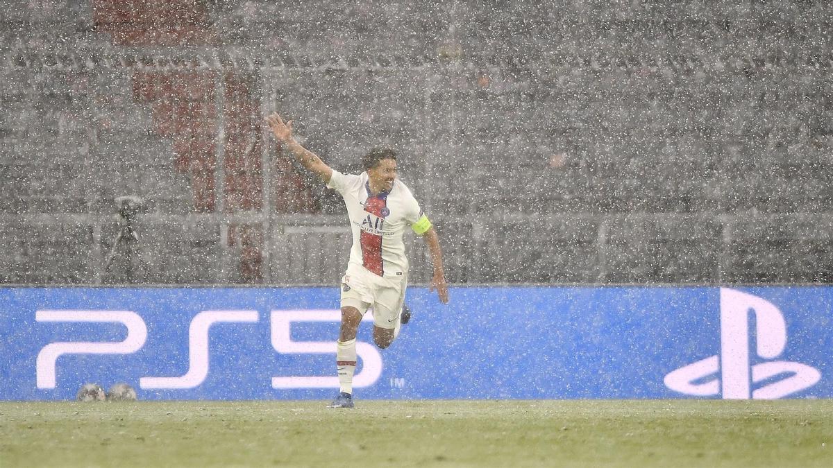 Marquinhos batió a Neuer y puso el gol de la tranquilidad