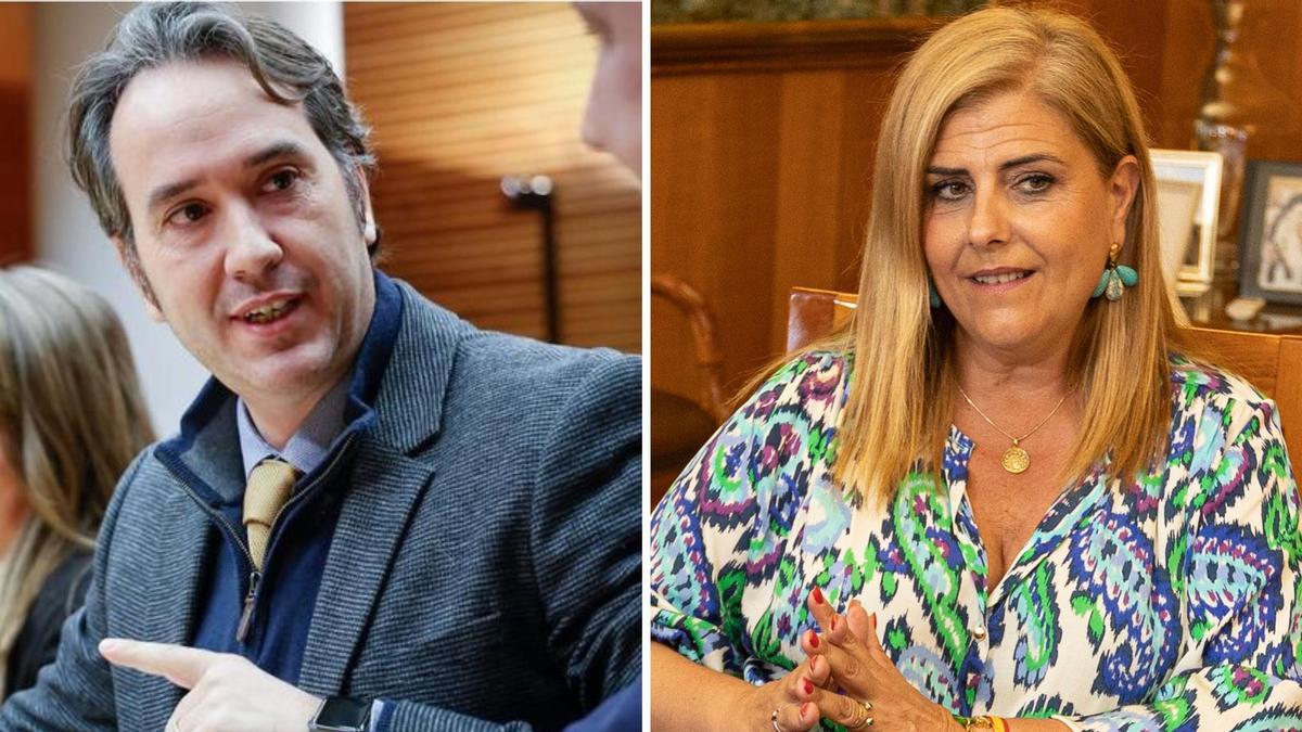 El diputado autonómico Jesús Albiol y la concejala de Alicante Carmen Robledillo, ambos de Vox