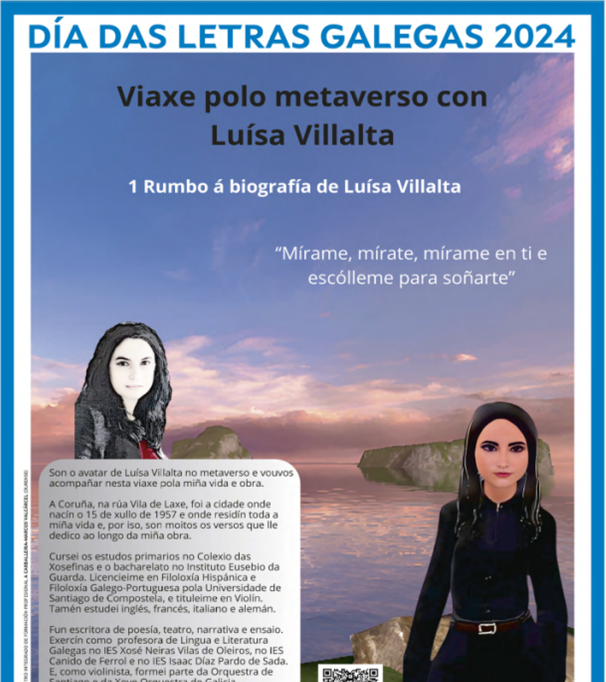 Viaxe polo metaverso con Luísa Villalta
