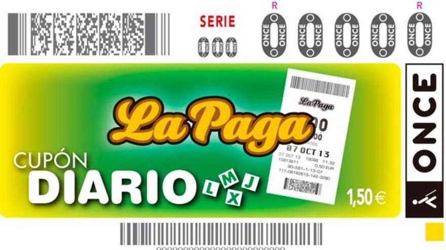 Comprobar resultado del sorteo del cupón diario y La Paga de la ONCE celebrado hoy martes 4 de junio de 2019