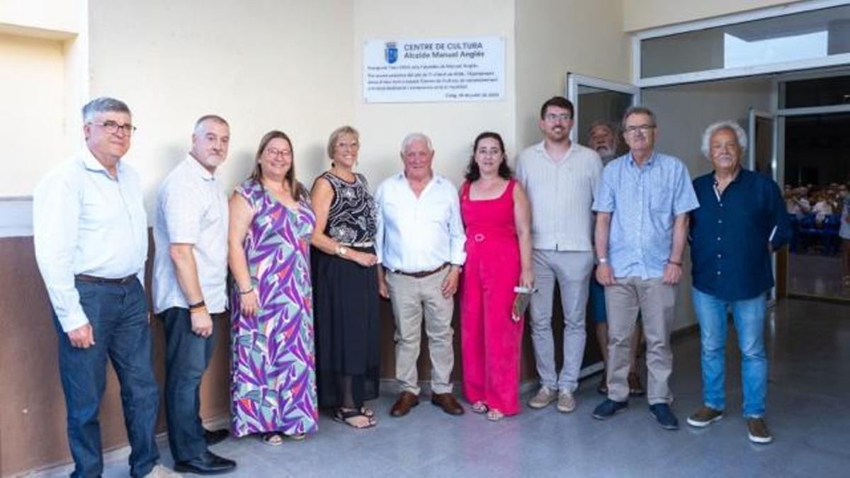 Nova denominació del Centre de Cultura Alcalde Manuel Anglés de Càlig