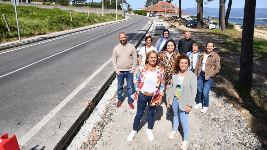 Visita a las obras de As Sinas de Silva y Vales.  | // FDV