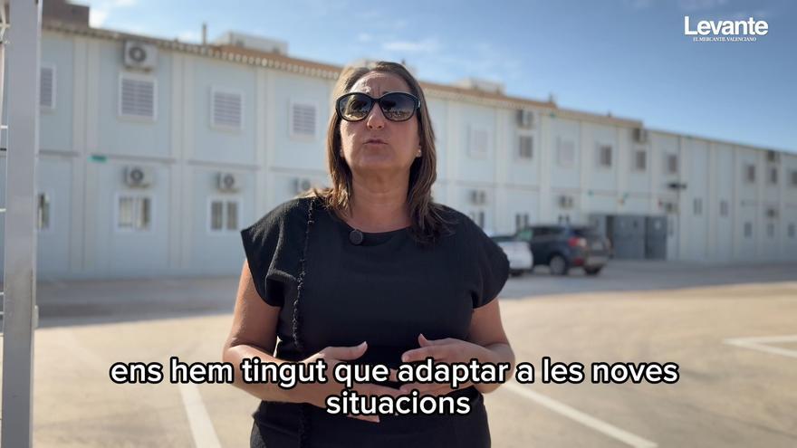 Protesta de familias del IES Berenguer Dalmau de Catarroja para "empezar el curso en condiciones"