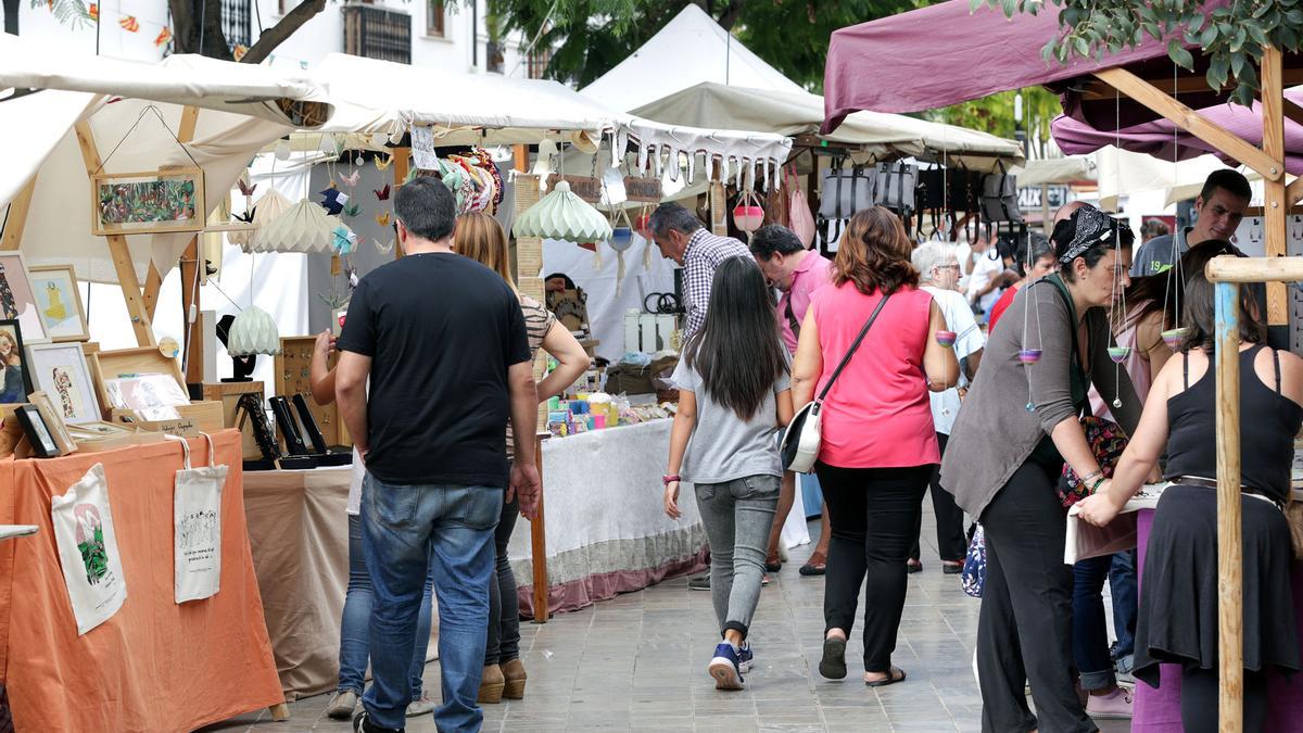 Un puesto del mercado medieval de València