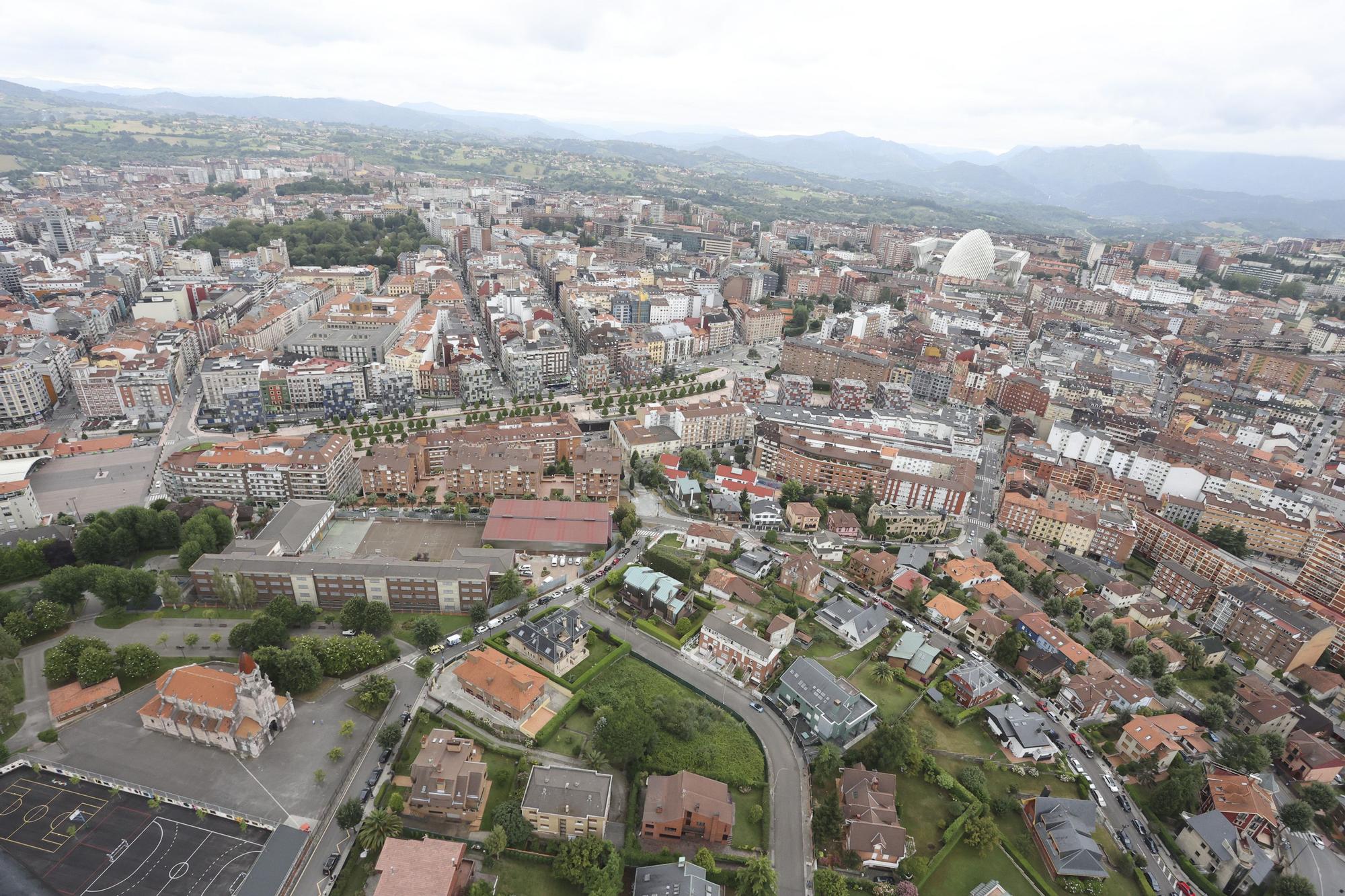 Las mejores imágenes de Oviedo desde el aire