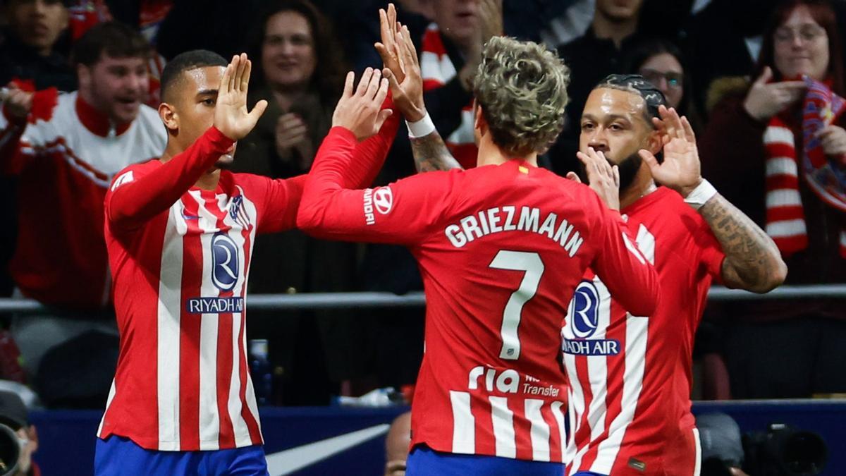 El Atlético debe sumar los tres puntos para permanecer en los puestos de Champions League