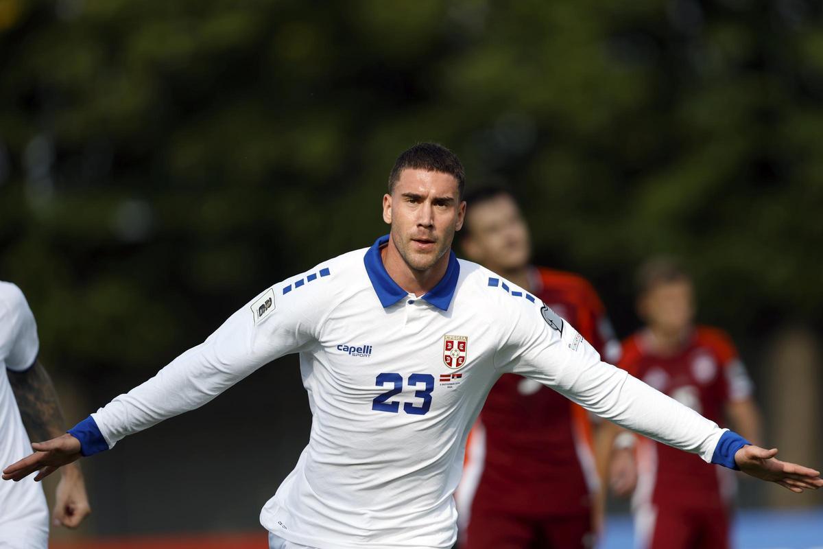 Vlahovic no fue suficiente para clasificar a Serbia