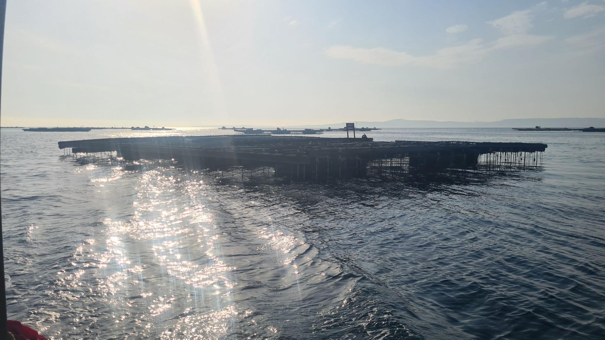 De visita en las Islas Atlánticas de Galicia a bordo del aula flotante "Chasula".