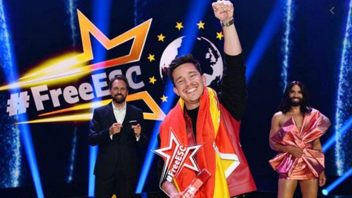 Nico Santos, ganador de la primera edición del 'Free ESC'