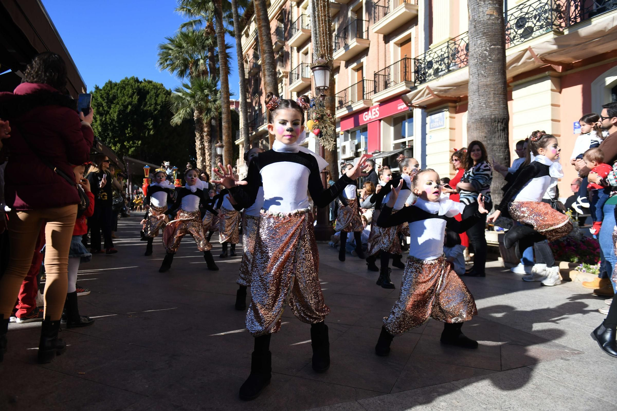 Las mejores imágenes del desfile de Papá Noel en Murcia