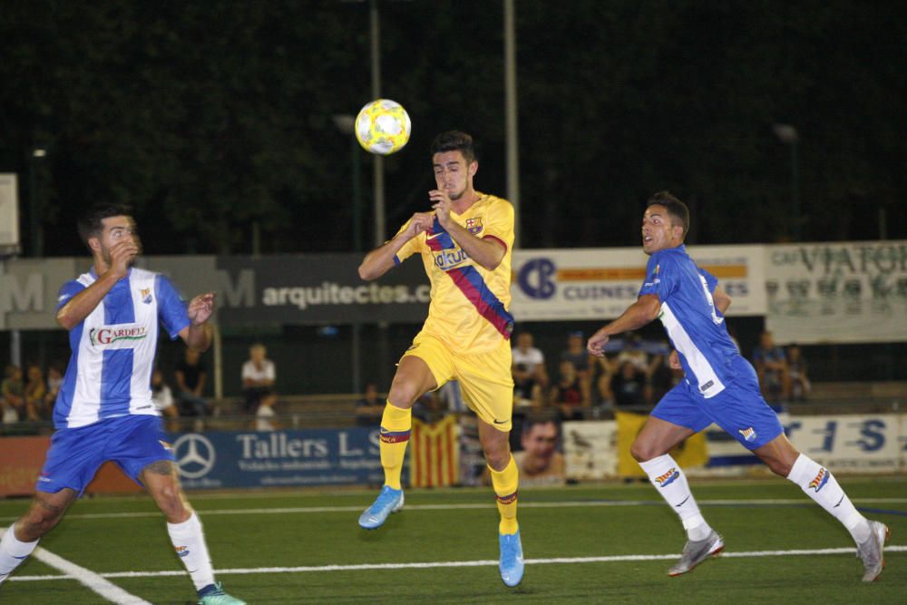 El Barça B s''endú el torneig de l''Estany amb una golejada