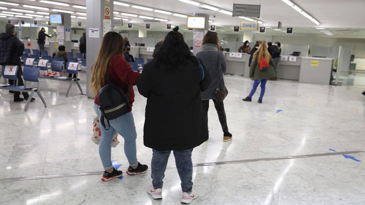 Una oficina de la Agencia Tributaria.