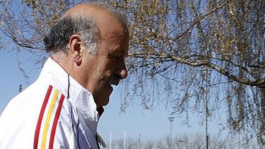 Vicente del Bosque, este sábado, en Potchefstroom