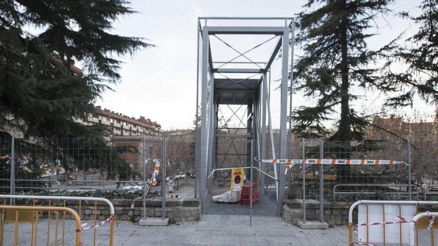 La construcció de l&#039;ascensor del Circumval·lació va a marxa lenta