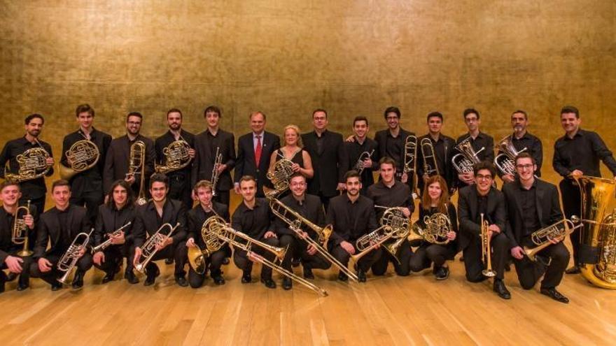 El Ensemble de la Brass Academy Alicante actúa en la sala Mozart