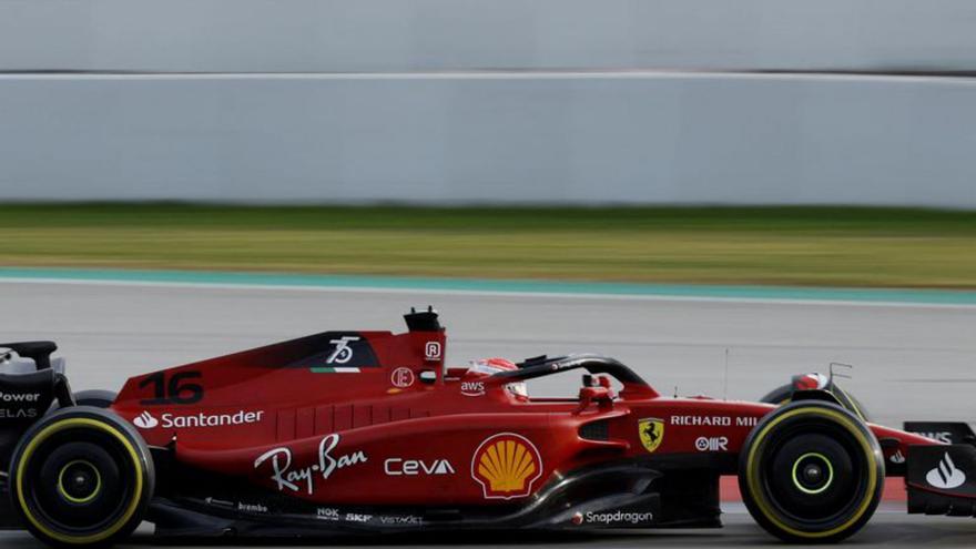 El nou Ferrari vola a Montmeló