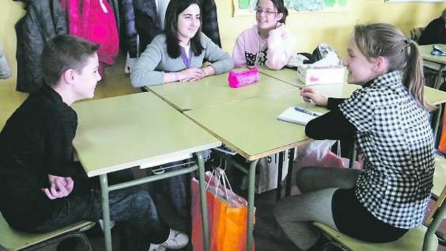 Los alumnos expertos en mediación del Colegio Público de Lugo.