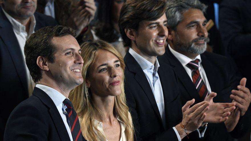 Pablo Casado, Cayetana Álvarez de Toledo y Pablo Montesinos.