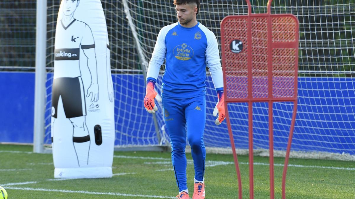 Así fue el primer entrenamiento de Ferllo con el Deportivo en imágenes