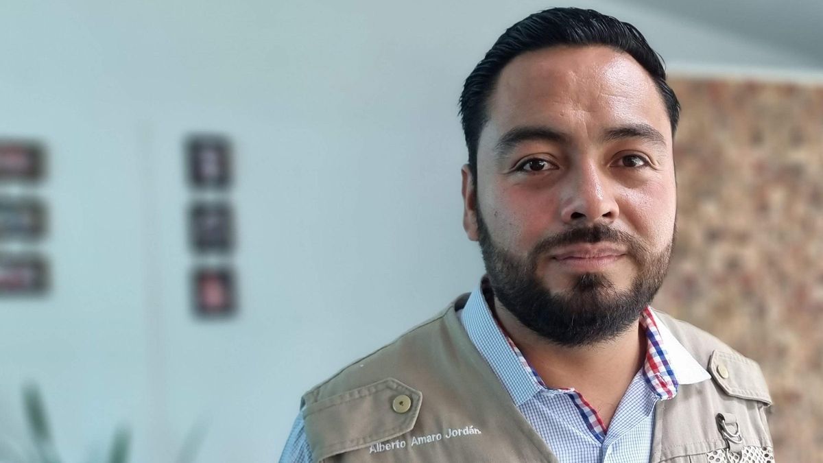El periodista Alberto Amaro.