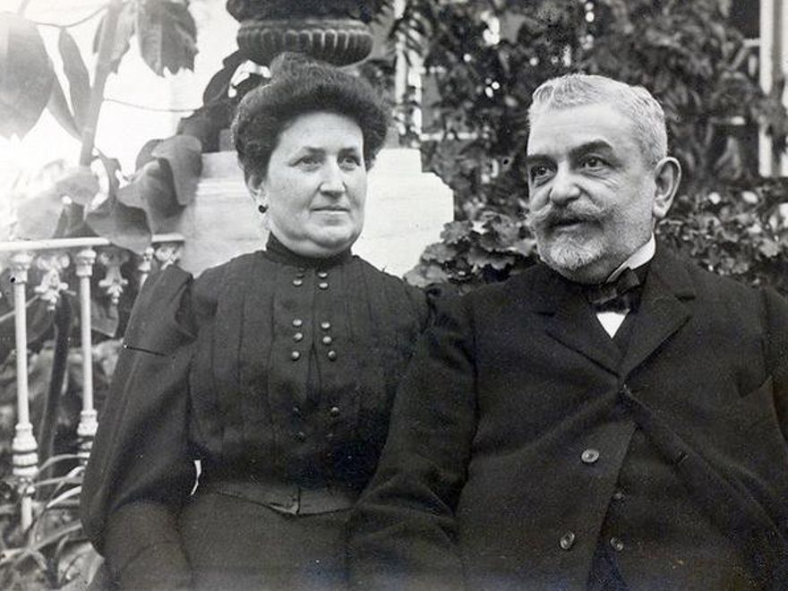 Enrique Ramos Marín y su mujer Carmen Puente Mendigorri.