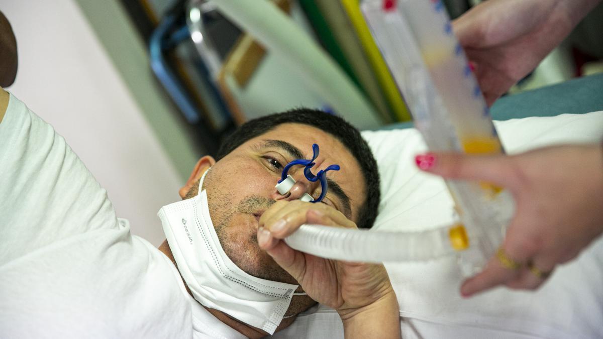 José Raúl Gómez sufre una fibrosis grave a consecuencia del virus