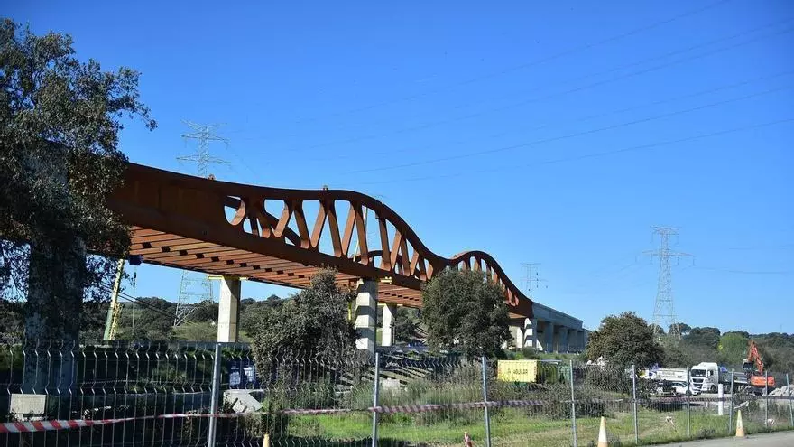 Video | Avance de las obras del viaducto de la Alta Velocidad en Malpartida de Plasencia