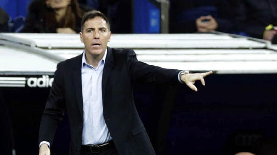 Berizzo, en un partido del Celta este curso.