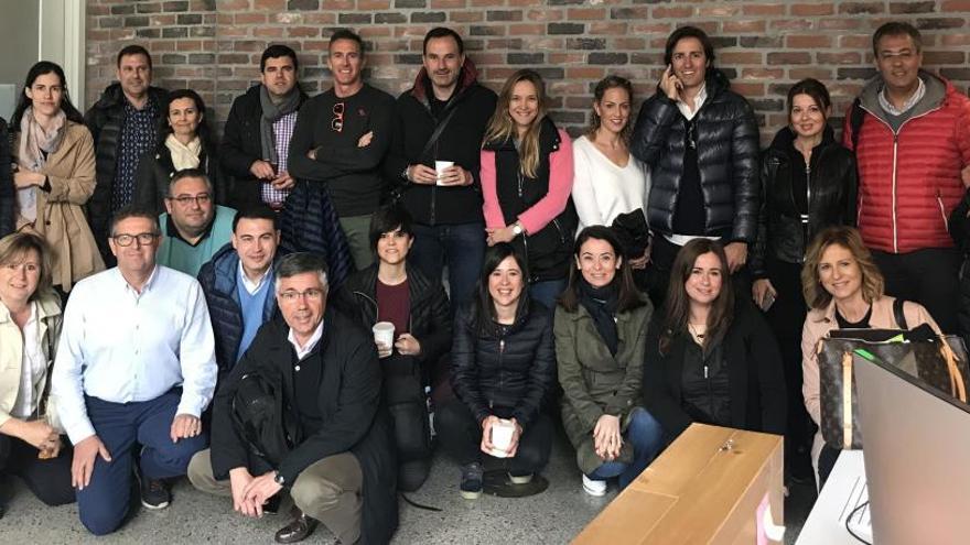 Los participantes en el viaje a Silicon Valley.