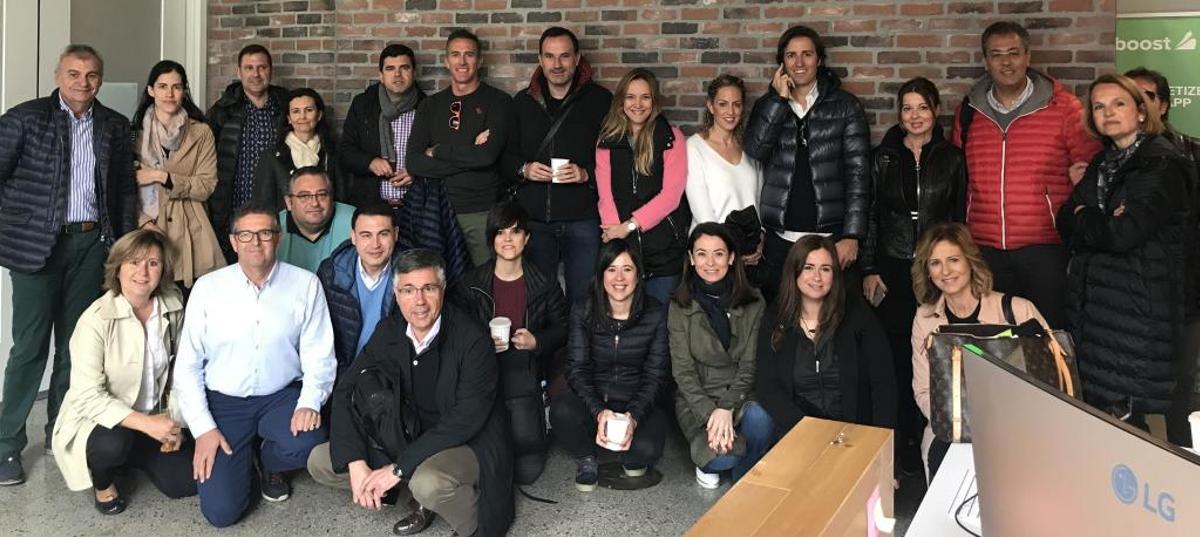 Los participantes en el viaje a Silicon Valley.
