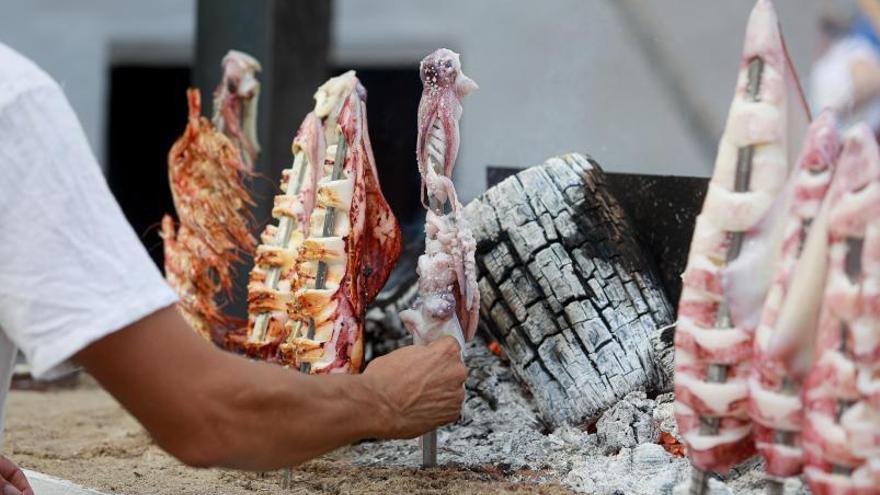 Una de las versiones del calamar de la feria de Sant Carles. | 