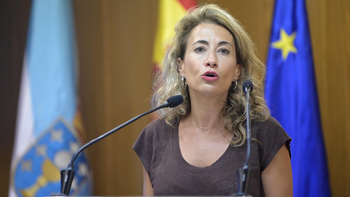 La ministra de Transportes, Movilidad y Agenda Urbana, Raquel Sánchez.