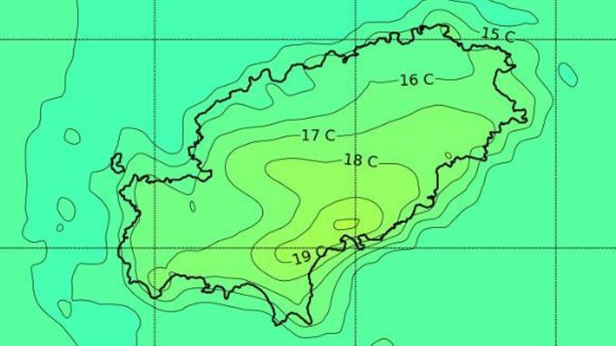 Temperaturas Ibiza este fin de semana