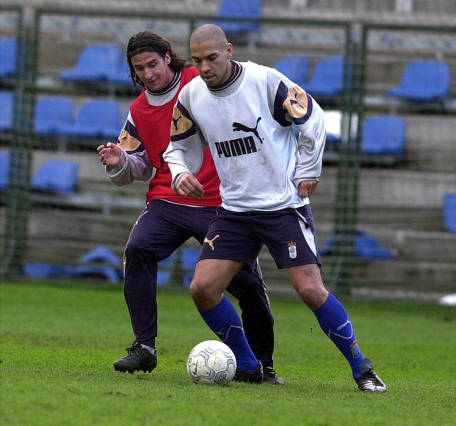 El paso de Collymore por el Oviedo, en imágenes