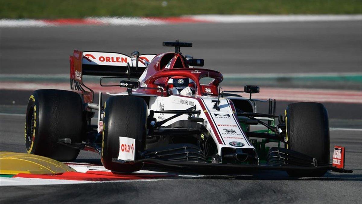 Raikkonen brilla con Alfa Romeo en los test