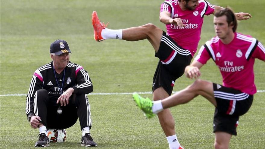 Bale entrena con normalidad antes del viaje a Sevilla