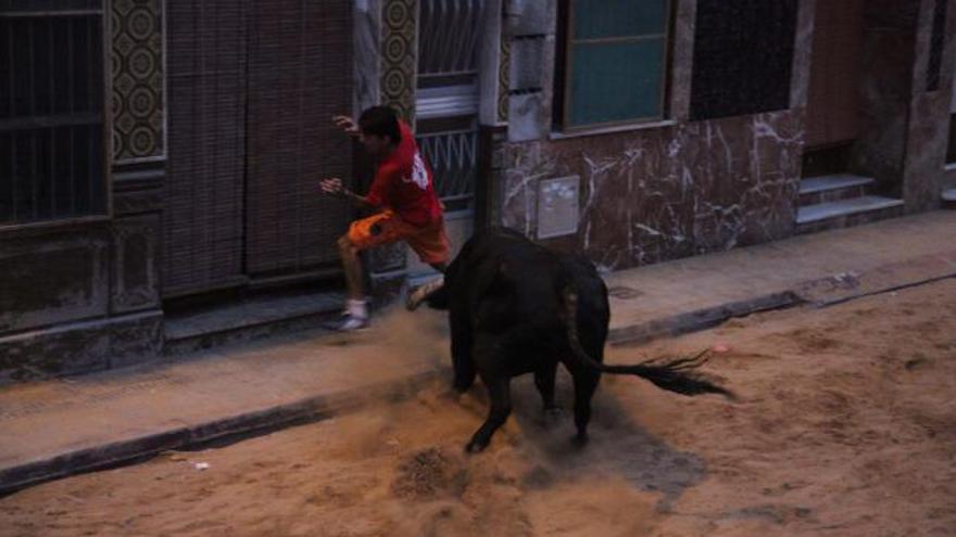 Julián Alarcón, justo antes de ser corneado mortalmente en Massamagrell