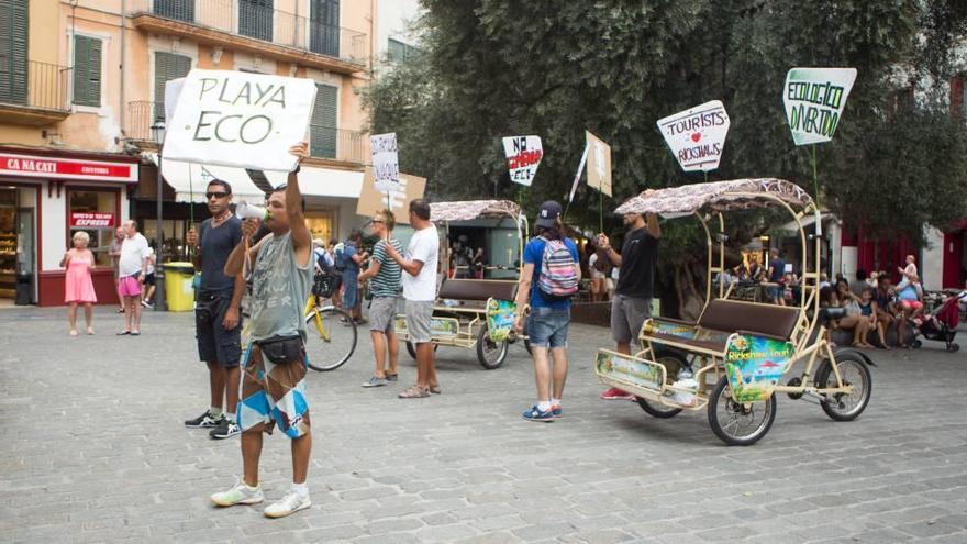 Protesta de los &#039;rickshaws&#039;