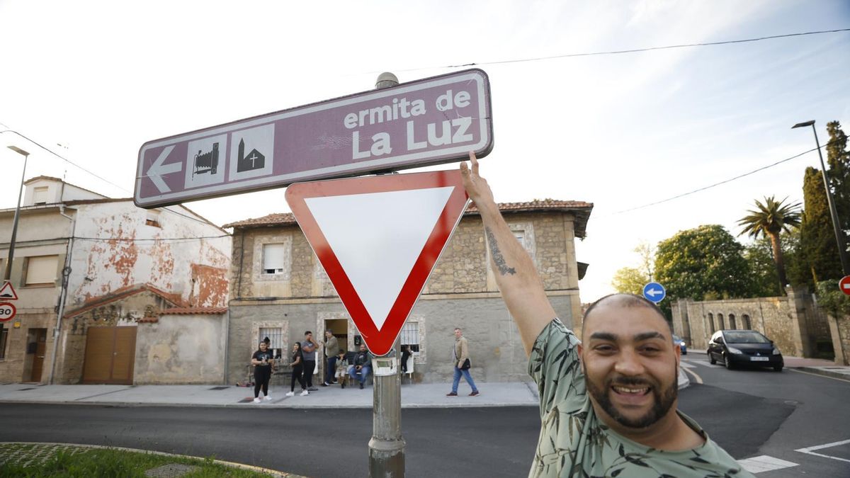 Un vecino del barrio de la Luz