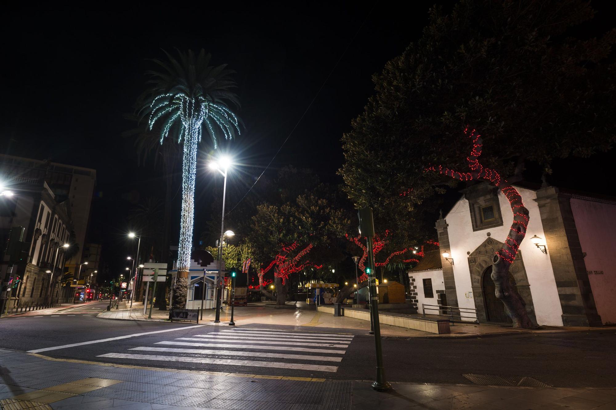 Las Palmas de Gran Canaria, la primera jornada de aplicación del toque de queda