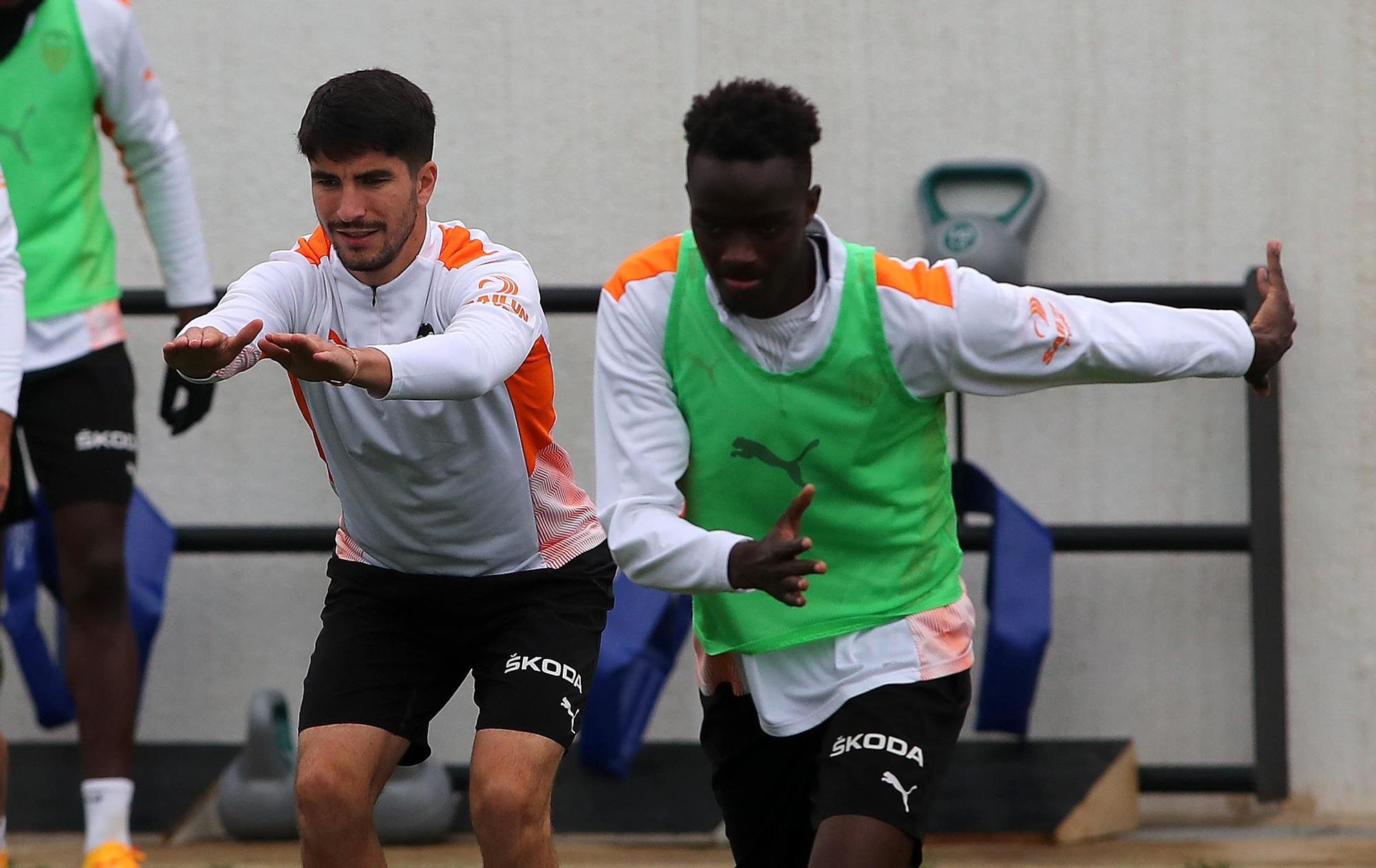 Así ha sido el entrenaiento de hoy del Valencia CF