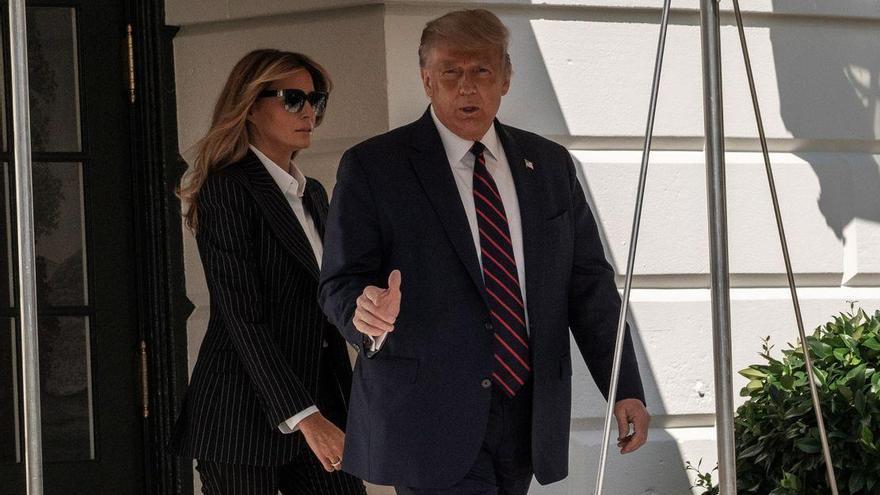 Donald Trump y la primera dama Melania dan positivo por coronavirus