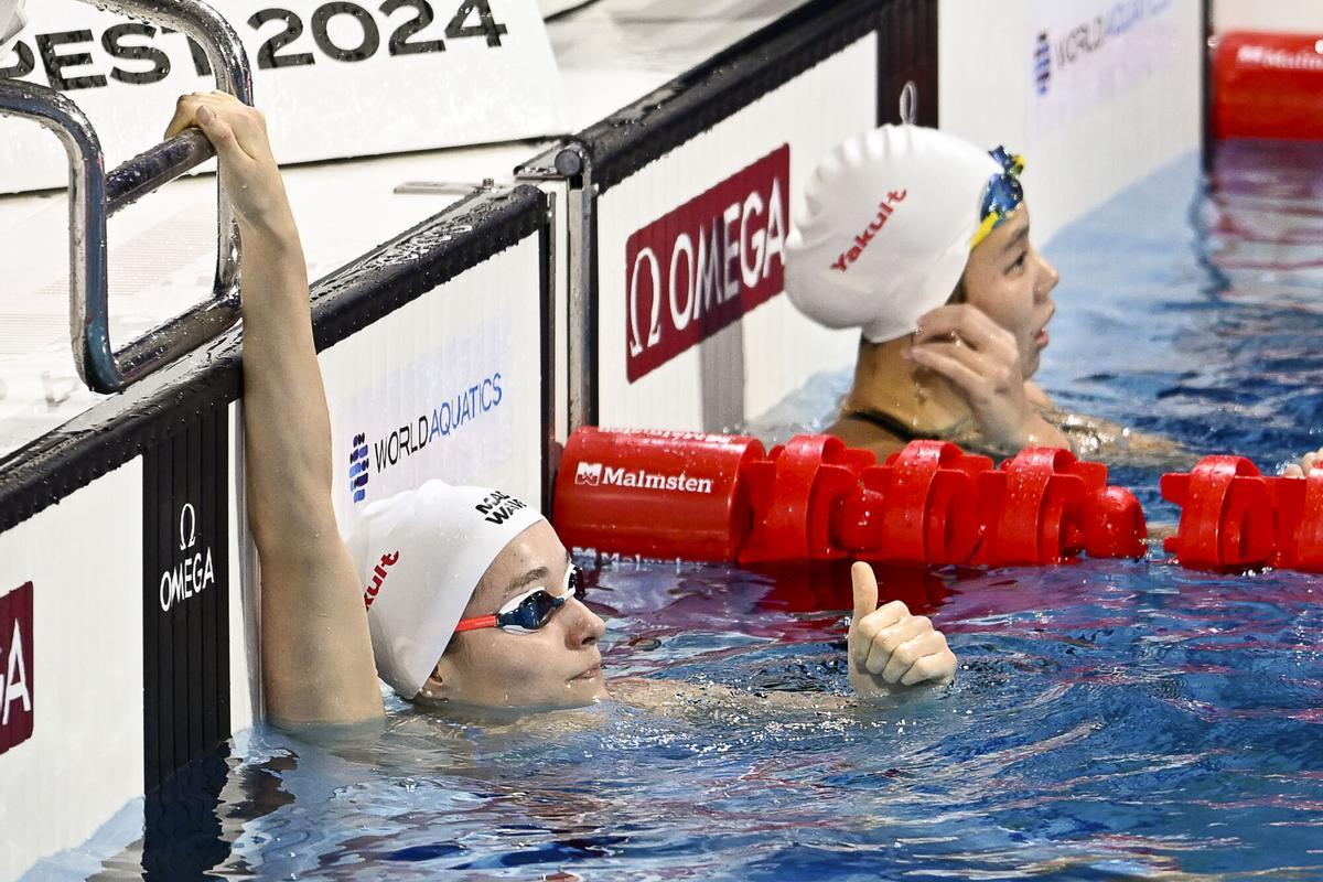 Carmen Weiler, tras los 200 espalda