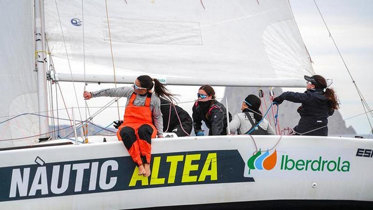 Equipo del CN Altea en la Liga Iberdrola