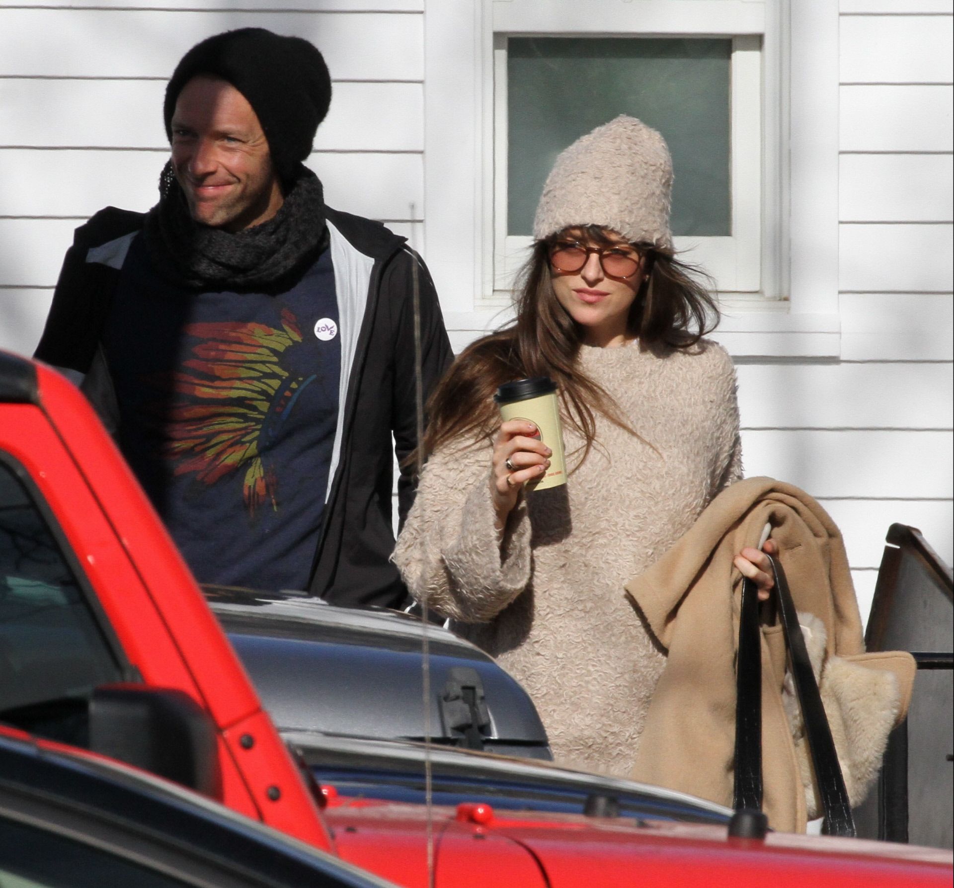 Dakota Johnson y Chris Martin