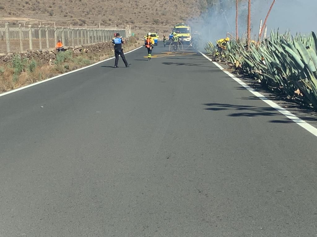 Conato de incendio en La Era del Cardón