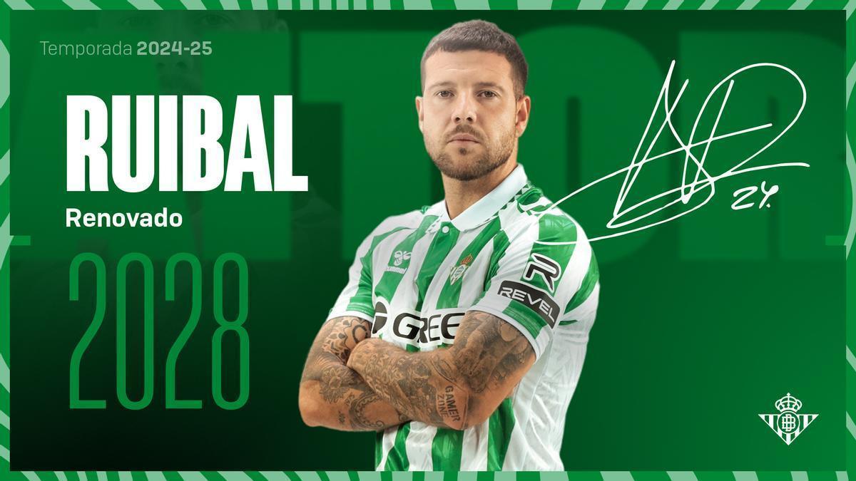 Aitor Ruibal renueva con el Real Betis Balompié hasta 2028