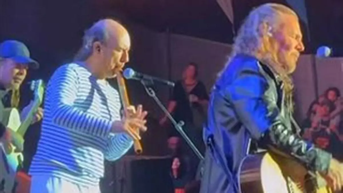 Espectacular vídeo de Maná en Santiago con Carlos Núñez como invitado