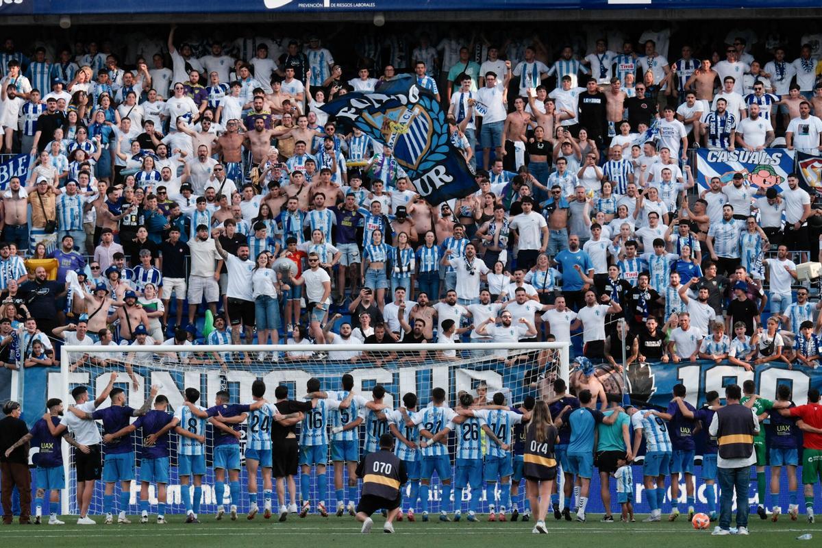 Málaga CF - Burgos CF. Jornada 42, Liga Hypermotion